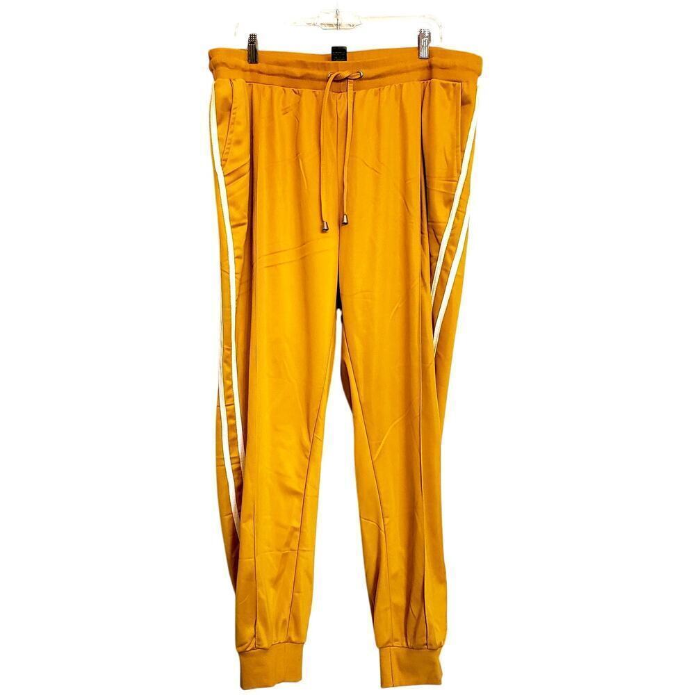 Ashley Stewart Gold Women's Activewear Pants w/ drawstring, Size 22/24